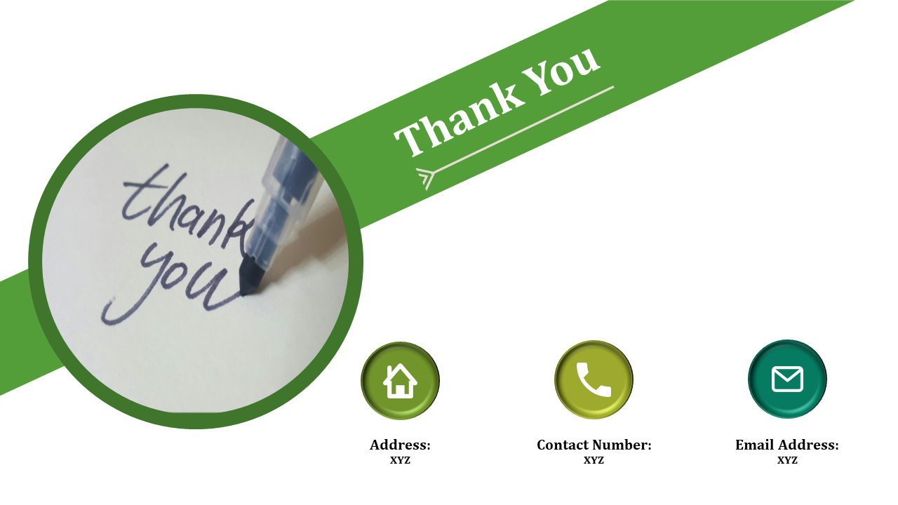 Free - Best Editable Thank You Slide Template Designs